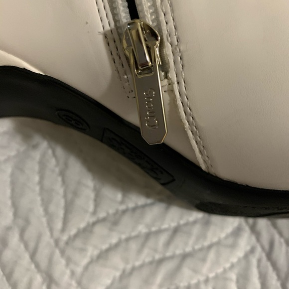 Circus Sam Edelman White Booties Kitten Heel 8 - Picture 10 of 14